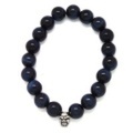 TRAVIS WALKER(トラヴィスワーカー)　Blue Tiger Stone Bead Bracelet SBC010/ブルータイガーストーンビーズブレスレット