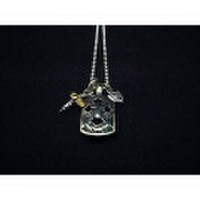 WOLFMAN B.R.S(ウルフマンBRS)　エンジェルクロスチャームペンダント（エンジェルG）【50cmチェーン付】　WO-P-113