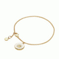3531075 　Daisy　ブレスレット ホワイト＆GP／Georg　Jensen