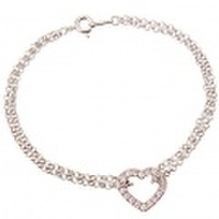 [受注生産]　オープンパヴェハートブレスレット　95-2345