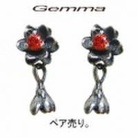 [送料無料] ジェンマ 〜 レディース ジェンマ ロータスピアス〜ジルコニア〜GL-Pi005-R （ペア売り）