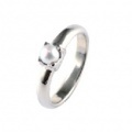 baby’s ring - K18WG 一連一石 - 6月 パール
