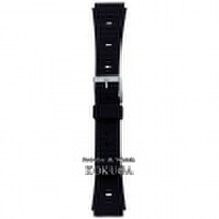 ［バネ棒無料サービス］ ダイバーズウォッチやスポーツウォッチに対応できるウレタンバンド　時計バンドの老舗メーカー・バンビ社製バンド　【18mm】　バンビ/BAMBI 時計用/ウォッチ用バンド　ウレタンバンド-ブラック　［送料区分：メール便］［お取り寄せ商品］