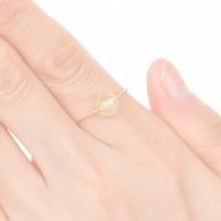 【8月】ペリドット　誕生石リング