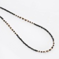 【DUB Luxury｜ダブラグジュアリー】Shine Black PG Small Necklace-Thin-　シャインブラックピンクゴールドネックレス　OD-2601【ユニセックス】
