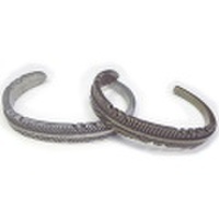 【SamuraiELO8月号雑誌掲載】【新着】Cuirs（キュイー)メンズブレスレット　フェザーモチーフバングルブレスレット新作デザイン