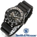 【キャンペーン対象外】 Smith & Wesson スミス＆ウェッソン SWISS TRITIUM SPORT WATCH 腕時計 BLACK SWW-450-BLK