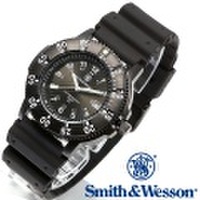 【キャンペーン対象外】 Smith & Wesson スミス＆ウェッソン SWISS TRITIUM SPORT WATCH 腕時計 BLACK SWW-450-BLK