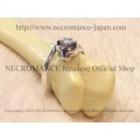 【ネクロマンス NECROMANCE】 シルバーキャットロールリング Silver Cat Roll Ring 猫 ネコ 指輪
