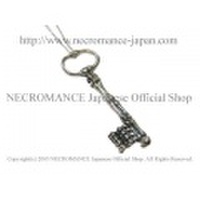 【ネクロマンス NECROMANCE】 スカル＆ボーンスケルトンキーネックレス Skull And Bone Skeleton key Forming Necklace 骸骨 鍵