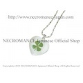 【ネクロマンス NECROMANCE】 ハートフォーリーフクローバーネックレス Heart Four Leaf Clover Necklace 幸運 ４つ葉