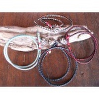 【ネコポス対応】 ボタンワークス アンクレット （ USA CONCHO BRAIDED LEATHER ANKLET ）