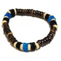 【メール便OK】ココナッツ＆フィッシュボーンブレスレット