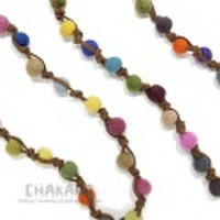 【メール便OK】フェルトポンポンネックレス