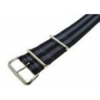 【英国国防省認定工場での限定生産時計バンド！抜群の品質です！！】MOD・NATOストラップ （18mm 20mm 22mm／ジェームスボンド）