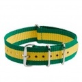【新色入荷!!】J.CREW ジェイ.クルー Watch strap ストライプ ウォッチ ストラップ (JADE YELLOW)