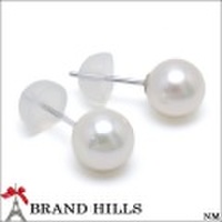 K14WG あこや本真珠 ピアス 6.5〜7.0mm 新品 [116112]
