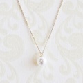 【送料無料】 K18 Little mermaid waterpearl necklace/6mm (リトル マーメイド 淡水パール ネックレス/6mm)