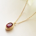 【送料無料】 K18 Onlry one Ruby pendant necklace/0.650ct (オンリーワンルビーペンダントネックレス/0.650ct)