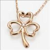 【送料無料】plus-プリュス-K10PGクローバーネックレス