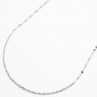 【送料無料】【日本製】純プラチナ/pt999/純pt ネックレス スクリューチェーン 42cm 2.2g　3673-NM17