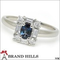 指輪 Pt900 リング アレキサンドライト0.31ct ダイヤモンド0.30ct 13号 総重量3.8g 極美品 [120668]