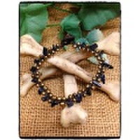 ★ストーンをちりばめましたブレス　ネイビーブラック★