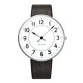 アルネ・ヤコブセン腕時計 ARNE JACOBSEN Station Watch Leather 40mm　53402-2001
