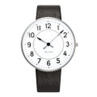 アルネ・ヤコブセン腕時計 ARNE JACOBSEN Station Watch Leather 40mm　53402-2001