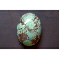 イラン産（ペルシャ）ターコイズ【5】天然石ルース・カボション（32×23mm）