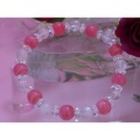 インカローズ＆Bムーンストーン　デザインブレス