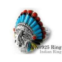 インディアン リング シルバー アクセサリー 指輪 [シルバーリング] 送料無料