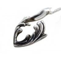 ウェーブモチーフ　シルバーペンダント/mop009