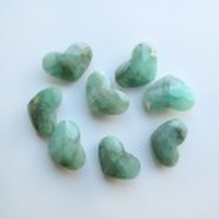 エメラルド ハートカット 【M】　横12mm×縦8mm
