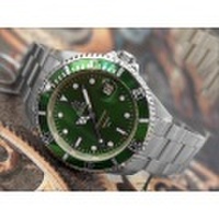 エルジン ELGIN 腕時計 オートマチック FK1405S-GR グリーン メタルベルト