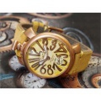 ガガミラノ GAGA MILANO 腕時計 5011.VINTAGE YL/YLベルト レザーベルト