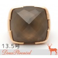 キメント スモーキークォーツ リング 13.5号 K18PG 指輪【18金ピンクゴールド】【レディース】【女性用】【CHIMENT】