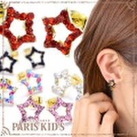 キラキラ ラインストーン スター ピアス パリスキッズ本店 原宿 pariskid’s 公式 通販 安い colpo