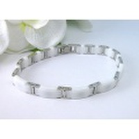 ゲルマニウム・ホワイトセラミックブレスレット