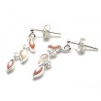 シェルリーフ・シルバーピアス/pi018