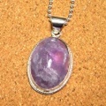 シルバー925 アメジスト ハンドメイドペンダントトップ ST-251