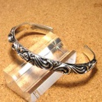 シルバー925 アラベスクバングル 3-040