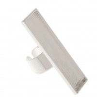 シルバーリング17　指輪 スクエアロング 12mm×52mm　合金素材【メール便不可】ハンドメイド☆手作りアクセサリー ジュエリー グルーの土台【粘土グルーデコアクセサリーの土台】