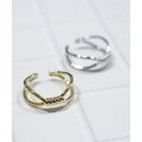 シンプルノットリング/2カラー