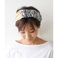 ジオメトリック×リネンヘアバンド/3カラー