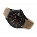 スイスミリタリー SWISS MILITARY 腕時計 CLASSIC TEXTILE ML388 3針 ブラック 35mm ベージュテキスタイルベルト
