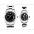 スイスミリタリー SWISS MILITARY 腕時計 ペアウォッチ ELEGANT PREMIUM ブラック メタルベルト ML300 ML308