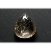 スモーキーゴールドルチルクォーツ【15】天然石ルース・カボション（28×24mm）