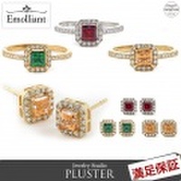 スワロフスキー 指輪 リング カラーストーン ピアス 色石 一粒 選べる3色 スワロフスキージルコニア レディース プレゼント ギフト