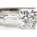 ダイヤモンド エンゲージリング(婚約指輪) 0.313ct, Fカラー, VS-1, ベリー・グッド, Pt900(プラチナ900)